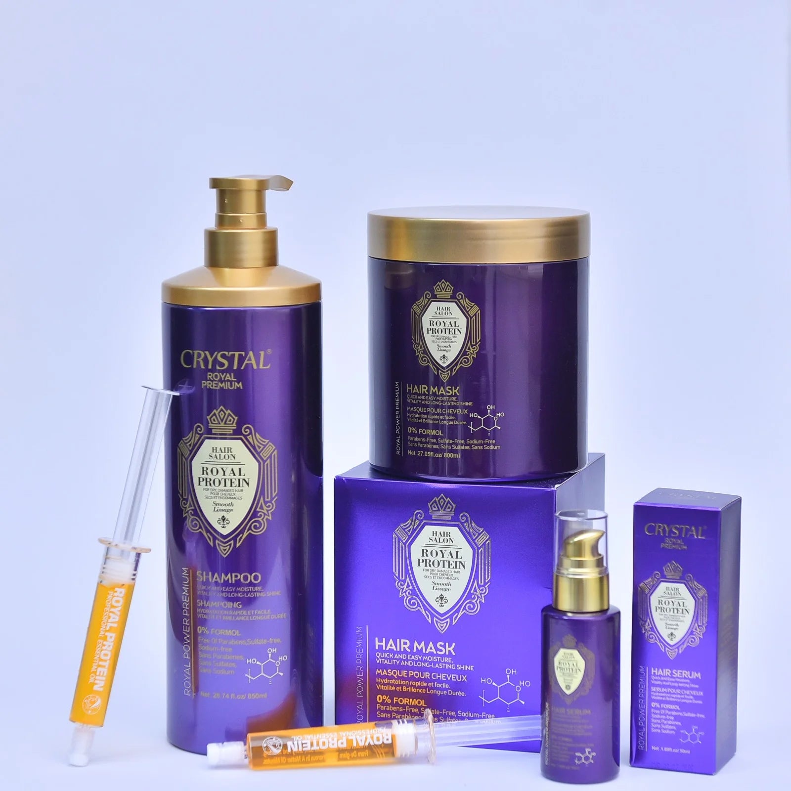 Pack CRYSTAL Royal Premium – Soin Complet Lissant